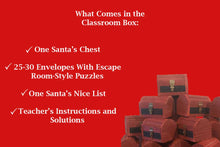 Load image into Gallery viewer, Classroom Escape Santa&#39;s Workshop In-A-Box
