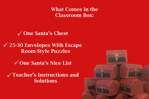 Classroom Escape Santa's Workshop In-A-Box